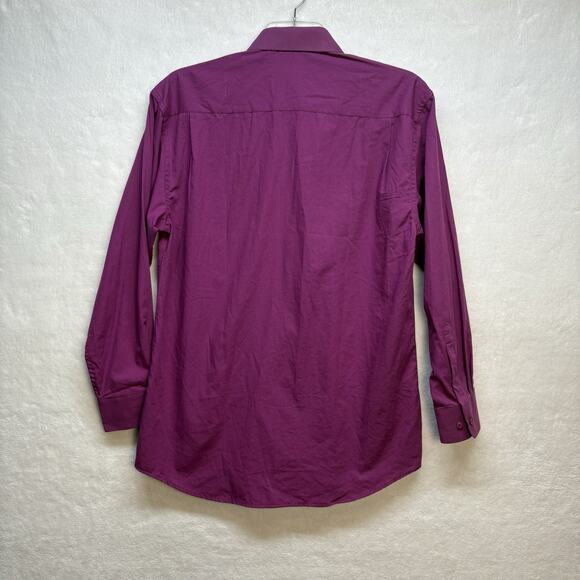 John Lennon x English Laundry Purple Ombré Long Sleeve Button Down Shirt Size M - Picture 2 of 12